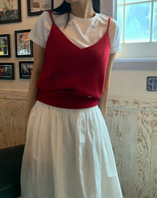 Daily Bustier Plain Wool/Wool Knit