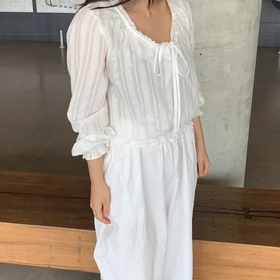 Essential Cotton Basic Blouse