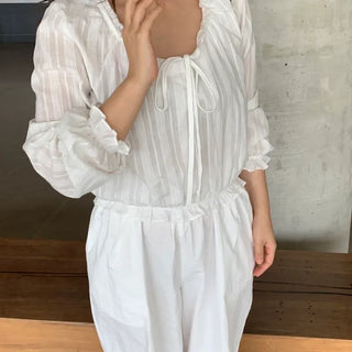 Essential Cotton Basic Blouse