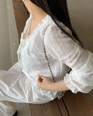 Essential Cotton Basic Blouse