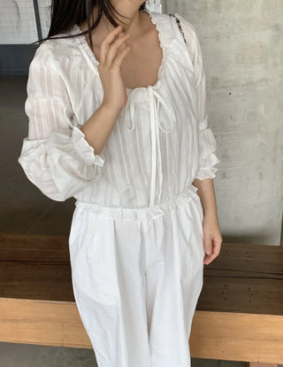 Essential Cotton Basic Blouse