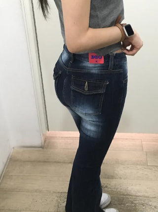 Belsha Low-fit Washed Jeans
