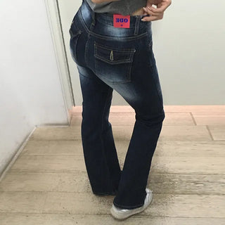 Belsha Low-fit Washed Jeans