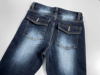 Belsha Low-fit Washed Jeans