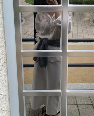 Basic Cotton Plain Long Skirt