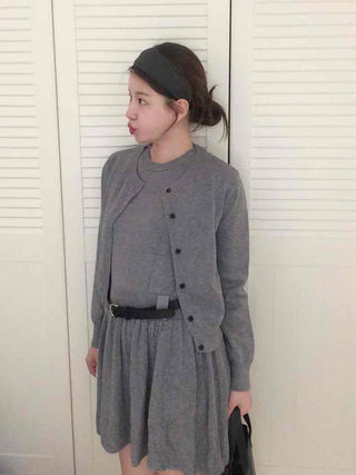 Steady Wool/Mon Sleeveless Knit Two-Piece
