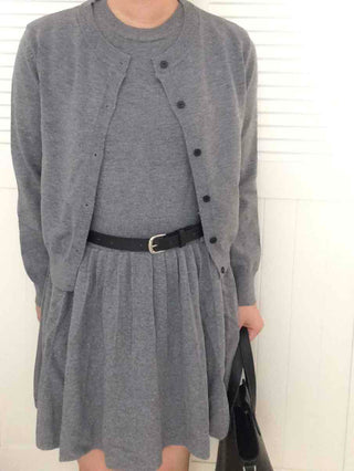 Steady Wool/Mon Sleeveless Knit Two-Piece