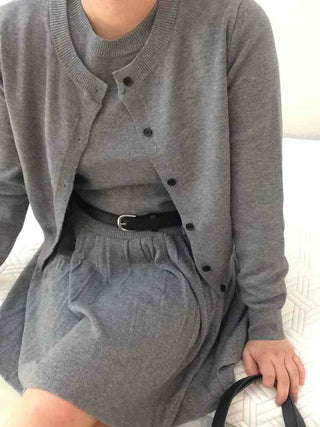 Steady Wool/Mon Sleeveless Knit Two-Piece