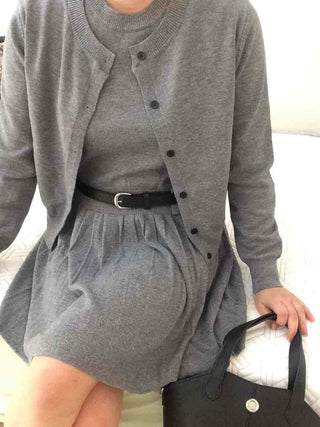 Steady Wool/Mon Sleeveless Knit Two-Piece