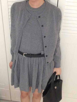 Steady Wool/Mon Sleeveless Knit Two-Piece