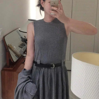 Steady Wool/Mon Sleeveless Knit Two-Piece