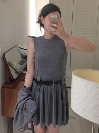 Steady Wool/Mon Sleeveless Knit Two-Piece
