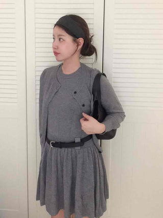 Steady Wool/Mon Sleeveless Knit Two-Piece