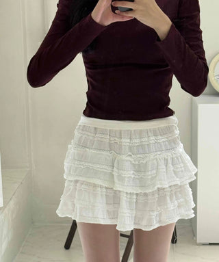 New Basic Studded Off-Shoulder T-shirt