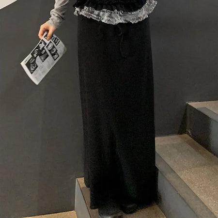 Maren Soft Maxi Banded Long Skirt