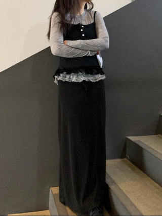 Maren Soft Maxi Banded Long Skirt