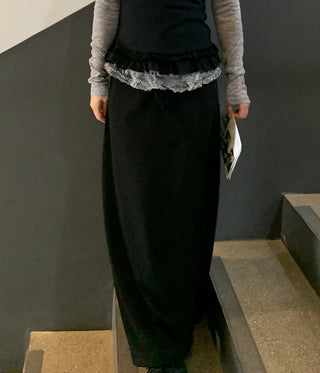 Maren Soft Maxi Banded Long Skirt