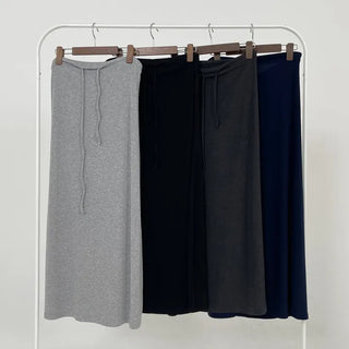 Maren Soft Maxi Banded Long Skirt
