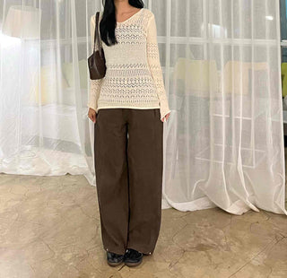 Newtro Slim Punching Knit Mini Dress