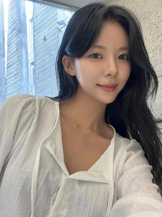 Simple Evening Cotton Long Sleeve Blouse