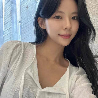 Simple Evening Cotton Long Sleeve Blouse