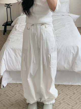 Toba Cargo Wide Long Pants