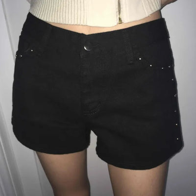 Comfort Studded Mini Shorts
