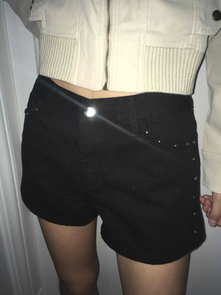 Comfort Studded Mini Shorts