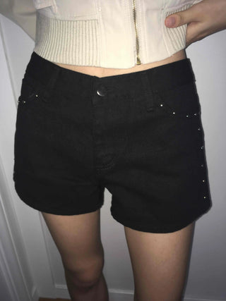 Comfort Studded Mini Shorts