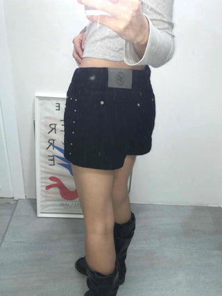 Comfort Studded Mini Shorts