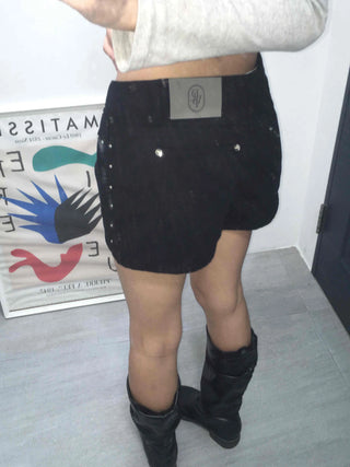 Comfort Studded Mini Shorts