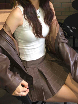 Urban Oversized Plain Shirt Collar Jacket