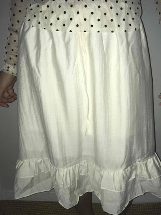 Unique Flare Banding Midi Skirt