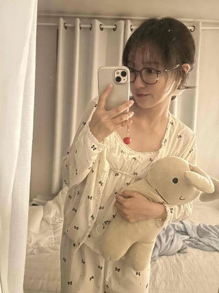 Kitsch Ribbon Pajama Set