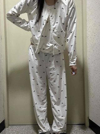 Kitsch Ribbon Pajama Set