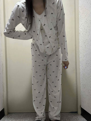 Kitsch Ribbon Pajama Set