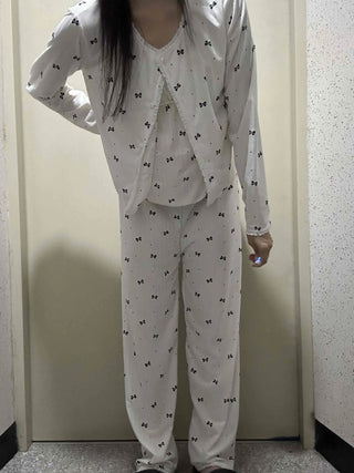 Kitsch Ribbon Pajama Set