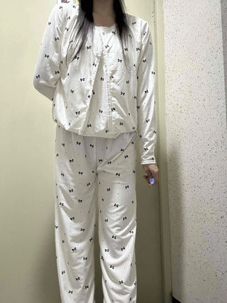 Kitsch Ribbon Pajama Set