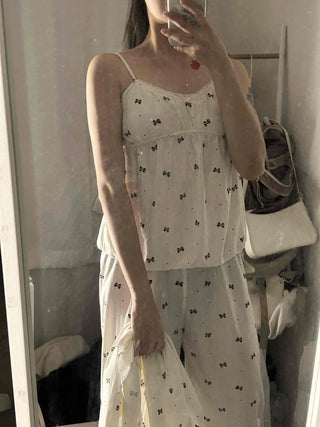 Kitsch Ribbon Pajama Set