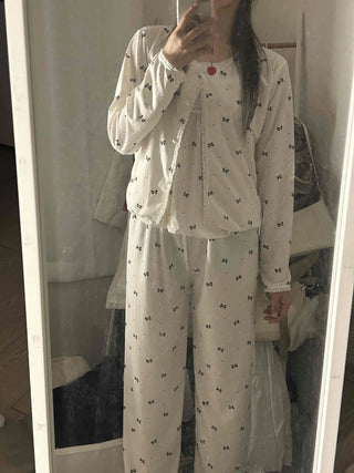 Kitsch Ribbon Pajama Set