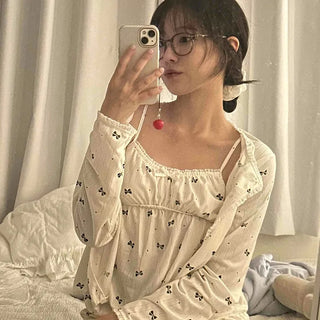 Kitsch Ribbon Pajama Set