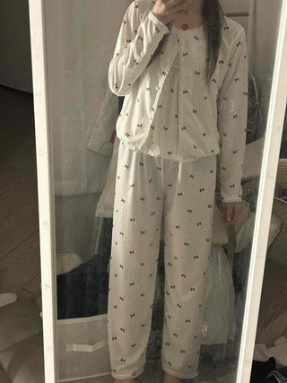 Kitsch Ribbon Pajama Set