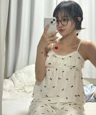 Kitsch Ribbon Pajama Set
