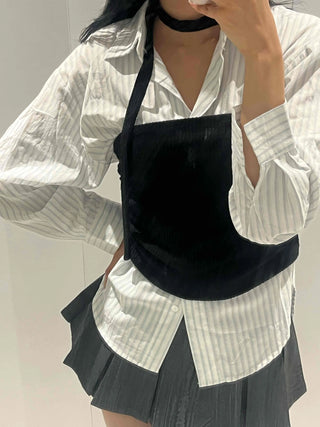 Minimal Loose Fit Striped Shirt