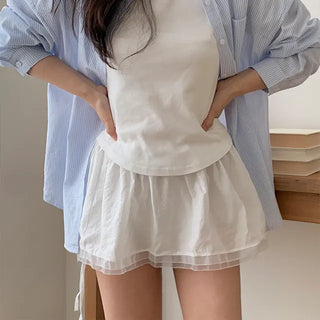 Mido Satin Wrap Skirt