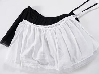 Mido Satin Wrap Skirt