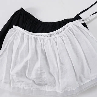 Mido Satin Wrap Skirt