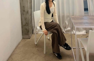 Minimalist Plain Cotton Long Pants