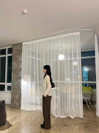Minimalist Plain Cotton Long Pants