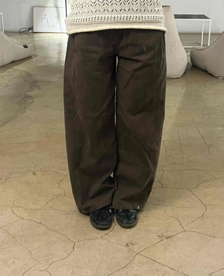 Minimalist Plain Cotton Long Pants
